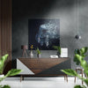 Space Traveller Brushed Aluminium Dibond Wall Art by Insigneart USA