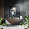 Space Traveller Brushed Aluminium Dibond Wall Art by Insigneart USA