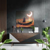 Moon Collector Brushed Aluminium Dibond Wall Art by Insigneart USA
