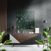 Fifty Tones of Green Brushed Aluminium Dibond Wall Art by Insigneart USA