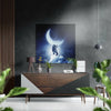 Holding the Moon Brushed Aluminium Dibond Wall Art by Insigneart USA