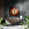 Eye of Sauron Brushed Aluminium Dibond Wall Art by Insigneart USA