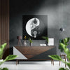 Ying Yang Skulls Brushed Aluminium Dibond Wall Art by Insigneart USA