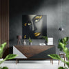 Eyelashes Brushed Aluminium Dibond Wall Art by Insigneart USA