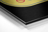 Never Give Up Brushed Aluminium Dibond Wall Art by Insigneart USA