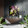 Feel the Music Brushed Aluminium Dibond Wall Art by Insigneart USA