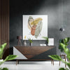 Line Art Brushed Aluminium Dibond Wall Art by Insigneart USA