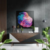 Color Cascade Brushed Aluminium Dibond Wall Art by Insigneart USA