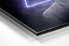 Triangle Thoughts Brushed Aluminium Dibond Wall Art by Insigneart USA