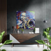 Jazz Brushed Aluminium Dibond Wall Art by Insigneart USA