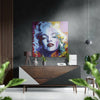 Marilyn Monroe Brushed Aluminium Dibond Wall Art by Insigneart USA