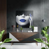 Lips Brushed Aluminium Dibond Wall Art by Insigneart USA