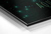Aquarius Brushed Aluminium Dibond Wall Art by Insigneart USA