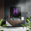 Pisces Brushed Aluminium Dibond Wall Art by Insigneart USA