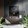 Black Panther Brushed Aluminium Dibond Wall Art by Insigneart USA