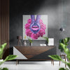 Lips Brushed Aluminium Dibond Wall Art by Insigneart USA