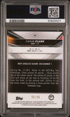 Graded 2022 Topps Bowman University Best Caitlin Clark #50 Green Refractor #/99 Rookie RC Basketball Card PSA 10 Gem Mint