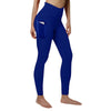 High Waist Elastic Workout Leggings Tummy Control Ruched Booty With Pocket
