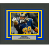Framed Autographed/Signed Aaron Donald Los Angeles LA Rams 16x20 Football Photo JSA COA #3
