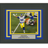 Framed Autographed/Signed Aaron Donald Los Angeles LA Rams 16x20 Football Photo JSA COA #8