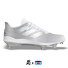 "Silver" Adidas Adizero Afterburner 8 Cleats