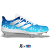 "Frozen" Adidas Adizero Afterburner 8 Cleats