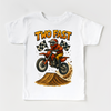 Two Fast Motocross 2nd Birthday Shirt - Boys Birthday Tee by Madi Moosh