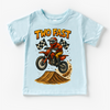 Two Fast Motocross 2nd Birthday Shirt - Boys Birthday Tee by Madi Moosh