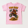 Two Fast Motocross 2nd Birthday Shirt - Boys Birthday Tee by Madi Moosh