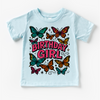 Girls Butterfly Birthday Shirt - Girls Birthday Tee by Madi Moosh