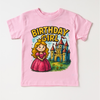Girls Princess Birthday Shirt - Girls Birthday Tee by Madi Moosh