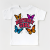 Girls Butterfly Birthday Shirt - Girls Birthday Tee by Madi Moosh