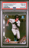 Graded 2019 Topps Bowman Draft Corbin Carroll #BDC125 Chrome Rookie RC Baseball Card PSA 8 Near Mint