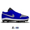 "Royal Blue Cement" Jordan 1 Retro Cleats