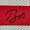 Framed Autographed/Signed Brandon Aiyuk 35x39 San Francisco White Football Jersey Beckett BAS COA