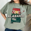 Alabama State Vintage Shirt by EnjoyMyDesign LLC