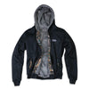 HD Camo Heavy Zip Fleece Hoodie by Luckless Outfitters