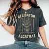 Alligator Alcatraz T-Shirt – Funny Graphic Tee for Animal Lovers, Unisex Heavy Cotton Shirt by Dog Mom Hat