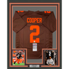 Framed Autographed/Signed Amari Cooper 35x39 Cleveland Brown Color Rush Football Jersey JSA COA