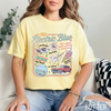 America "Mr. Electric Blue" Concert Tour Tee - Moonbeam Ice Cream by Dog Mom Hat