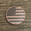 American Flag Magnetic Golf Ball Marker | Copper