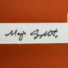 Framed Autographed/Signed Major Applewhite 35x39 Texas Orange College Football Jersey JSA COA