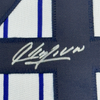 Framed Autographed/Signed Aroldis Chapman 35x39 New York Pinstripe Baseball Jersey Beckett BAS COA by Hall of Fame Sports Memorabilia