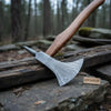 Custom Handmade Damascus Steel Tomahawk Hatchet by JW SteelCrafts