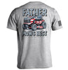 Father Mows Best Stars and Stripes by Shield Republic