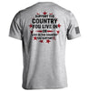Support The Country You Live In by Shield Republic