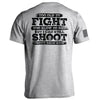 Too Old To Fight But I Can Still Shoot Pretty Damn Good by Shield Republic