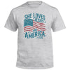 She Loves Jesus And America Too (Front) by Shield Republic