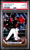 Graded 2025 Topps Now James Wood #50 Gold Foil /50 Rookie RC Baseball Card PSA 10 Gem Mint by Hall of Fame Sports Memorabilia
