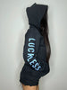 Out Here Being Wild Hoodie in Dew Blue by Luckless Outfitters